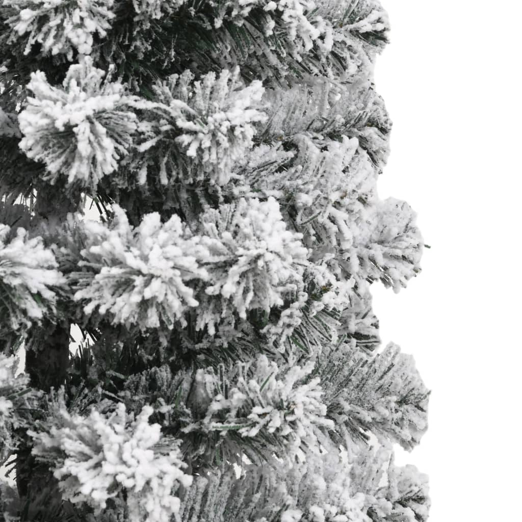 Artificial Christmas Tree, Foldable, Snow-Covered, 120 cm