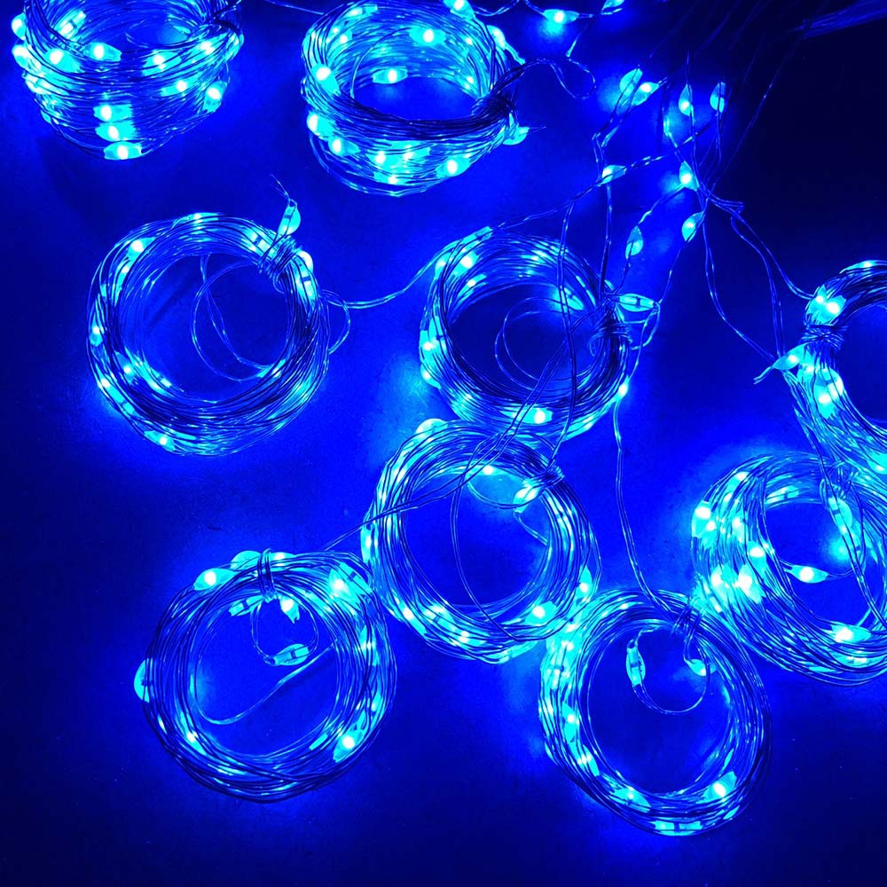 LED Curtain Garland On The Window USB String Lights Remote Control Christmas Decorations For Home Room