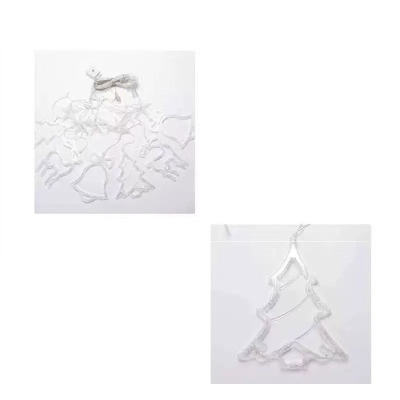 Christmas Decoration Led Color Light String Star Moon Curtain Light