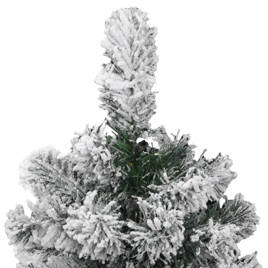 Artificial Christmas Tree, Foldable, Snow-Covered, 120 cm