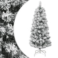 Artificial Christmas Tree, Foldable, Snow-Covered, 120 cm